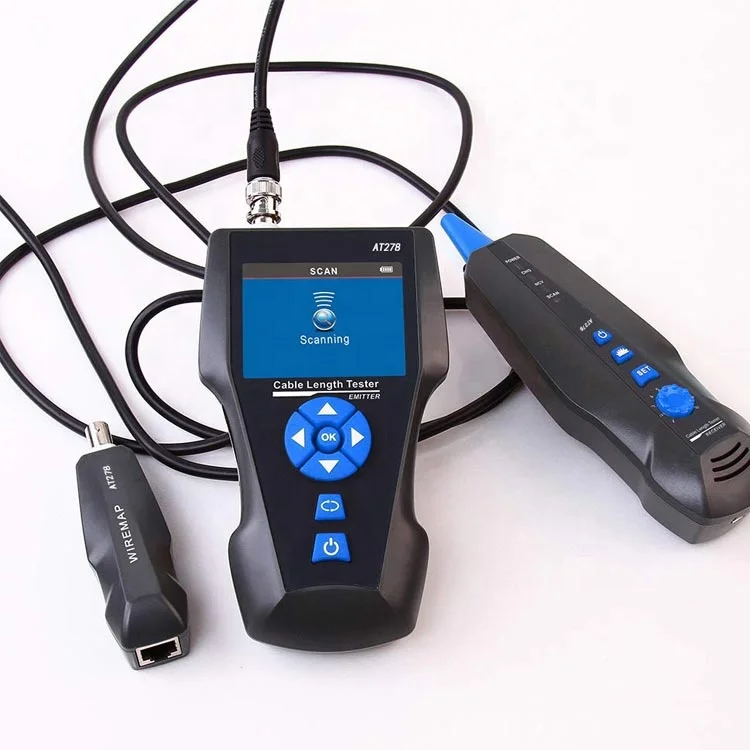 Noyafa NF-8601S TDR Многофункциональный ЖК-дисплей сетевой кабель тестер трекер для RJ45 RJ11 BNC металлический кабельный барабан