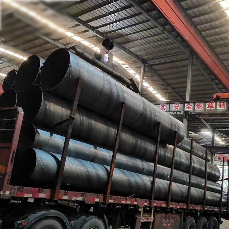 High Quality Spiral Welded Pipe SSAW Pipe API 5L Standard Oil or Gas Carbon Steel Pipe