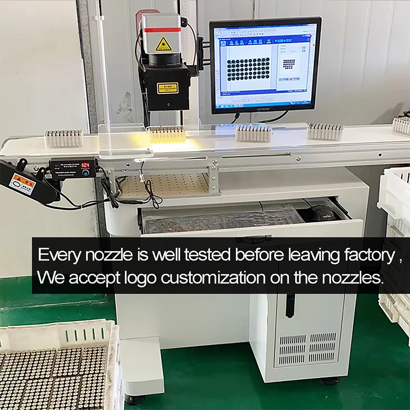 mist nozzle with filter anti-drip for fog machine 3/16' thread garden farm use