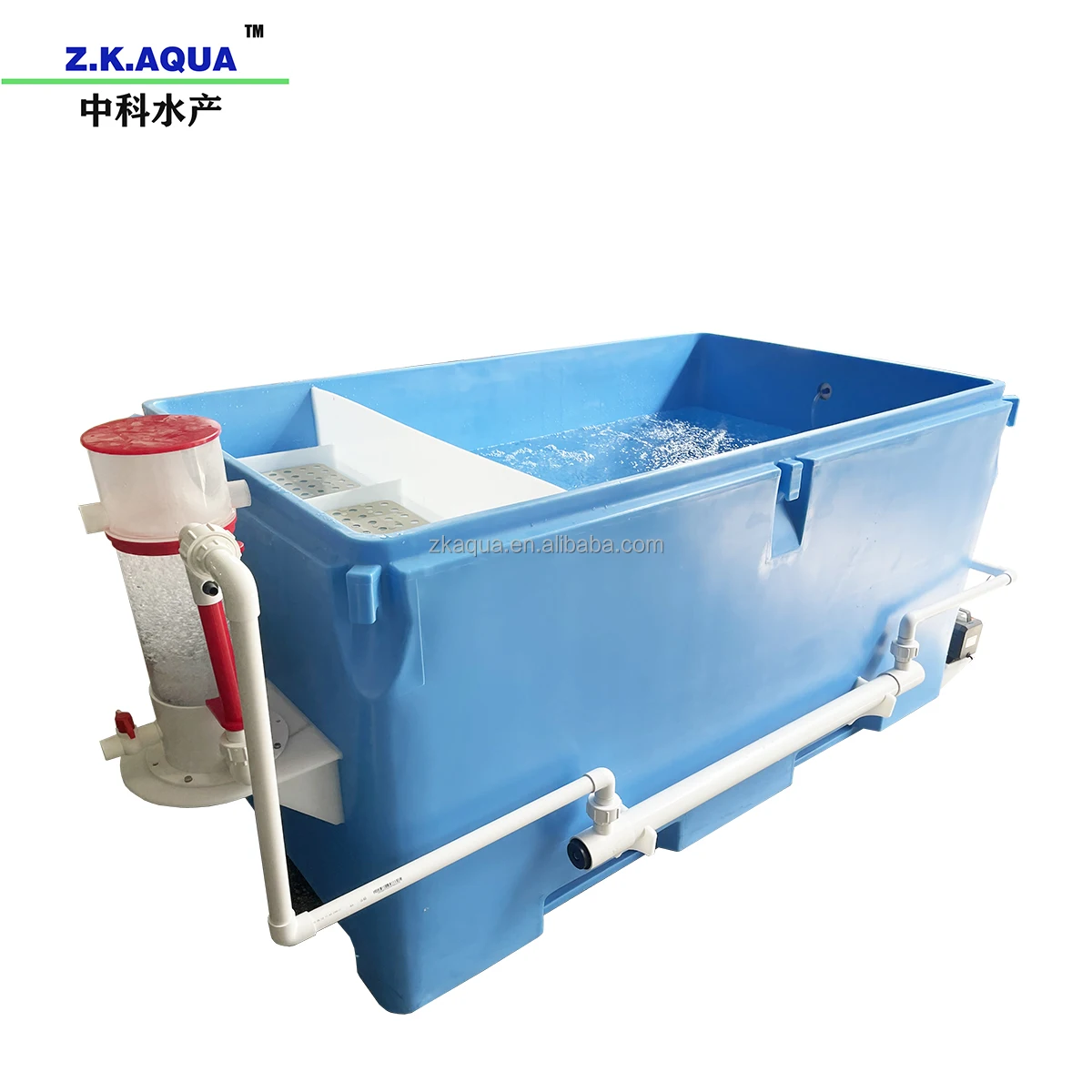 2000L Insulated Live Fish Transportation Tank with Water Filter and Oxygen System