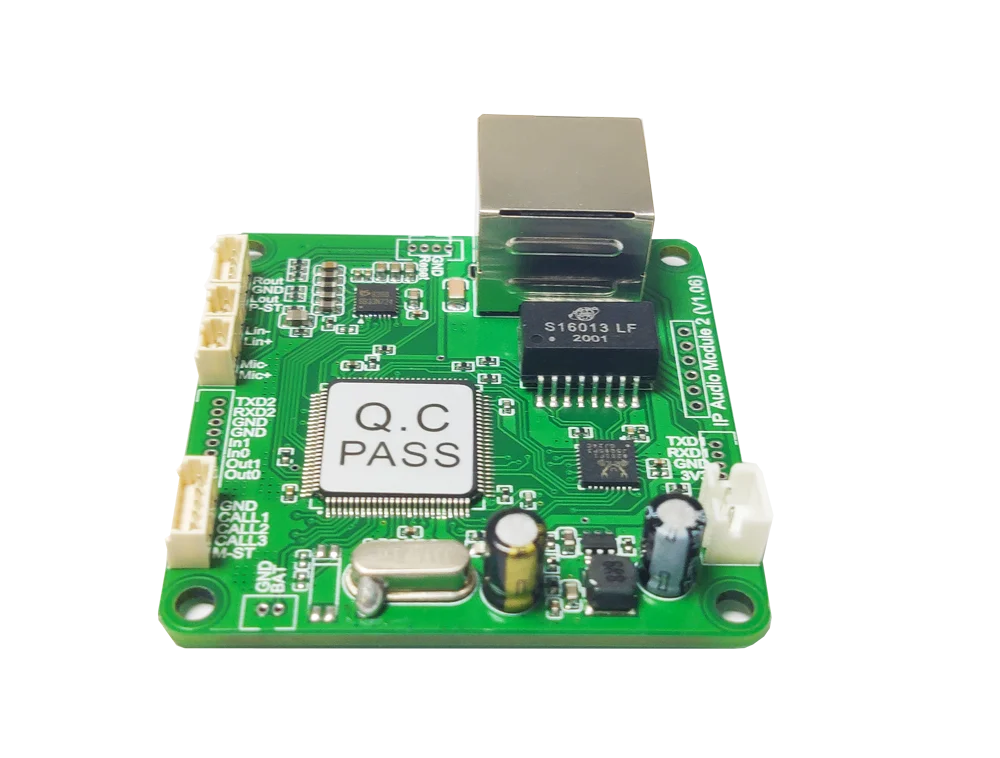 SINREY SIP2101V digital broadcasting and two-way intercom SIP2101T PCB  module wide voltage DC 4.7~16V, support OEM