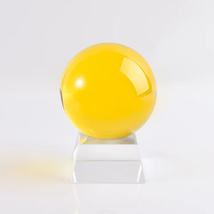 Hot Sell crystal sphere ball Eco-Friendly Wholesale crystal ball with stand