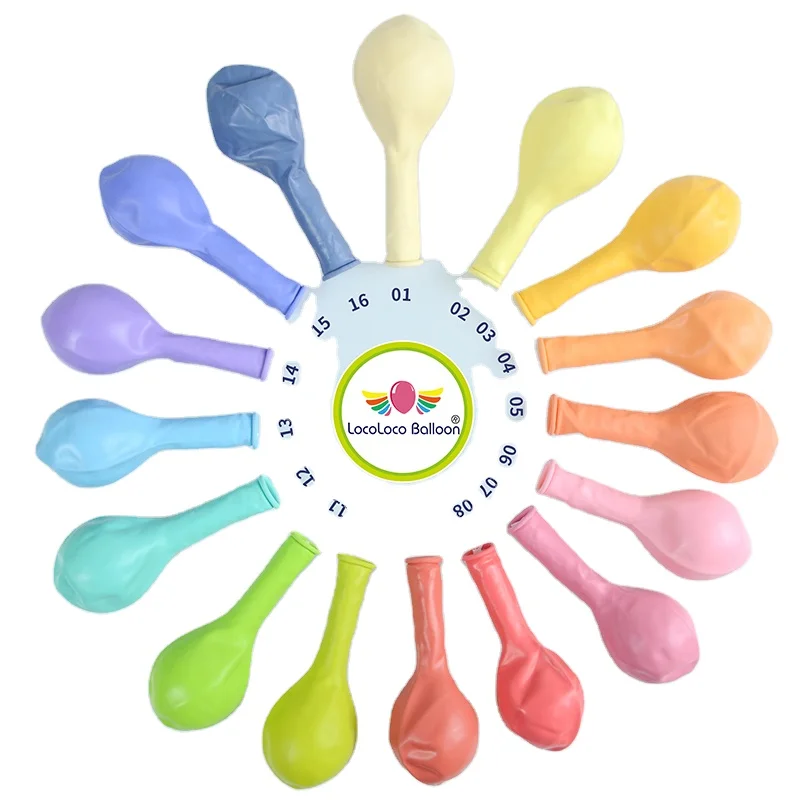 whole sale 9 10 12 inch standard colors party decoration round latex hot sale Europe and USA balloon