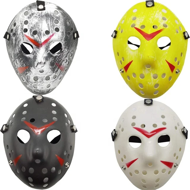 Plastic Jason Masks Horror Cosplay Halloween Costume Masks Masquerade halloween Party Props