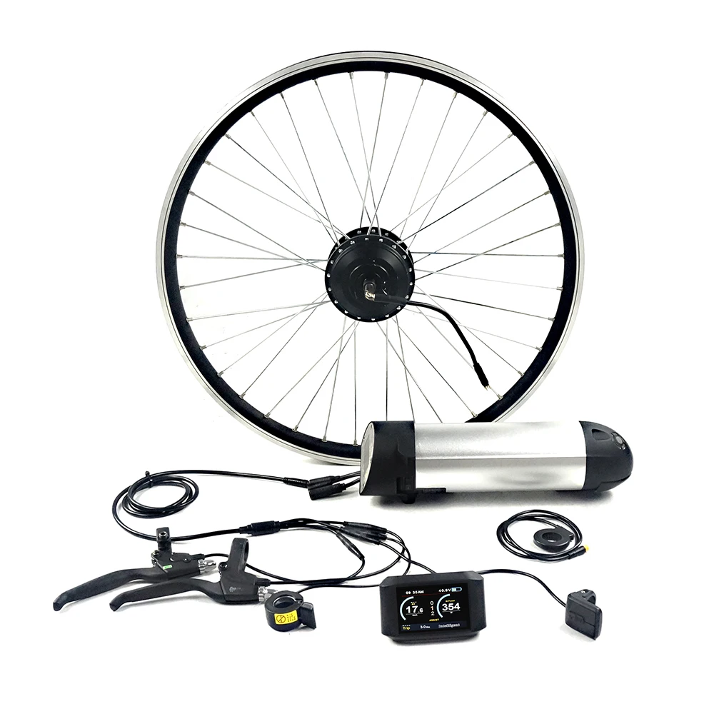 Greenpedel AKM 100SX 36 в 48 в 250 Вт 350 Вт передний мотор Сделай Сам китайский комплект электрического велосипеда рекуперативное торможение с батареей