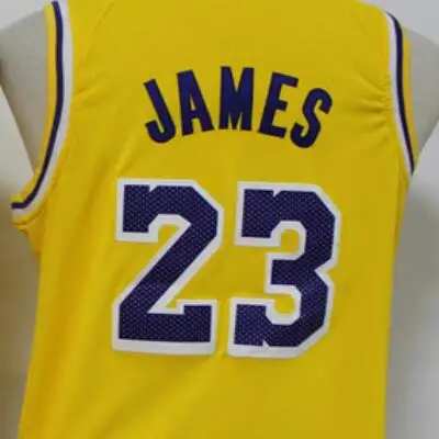 Лидер продаж оптовая продажа футболки для баскетбола с вышивкой Джеймс молодежные майки фабричные магазины