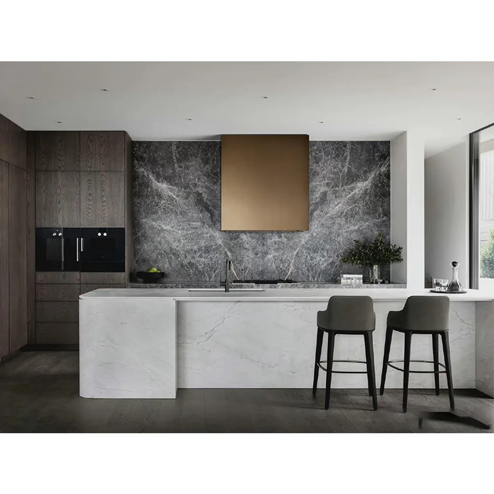 Modern Import Pullout  Kabinet  Fast Delivery American Custom Modular Modern Design outside Kitchen Furniture Kitchen Cabinet