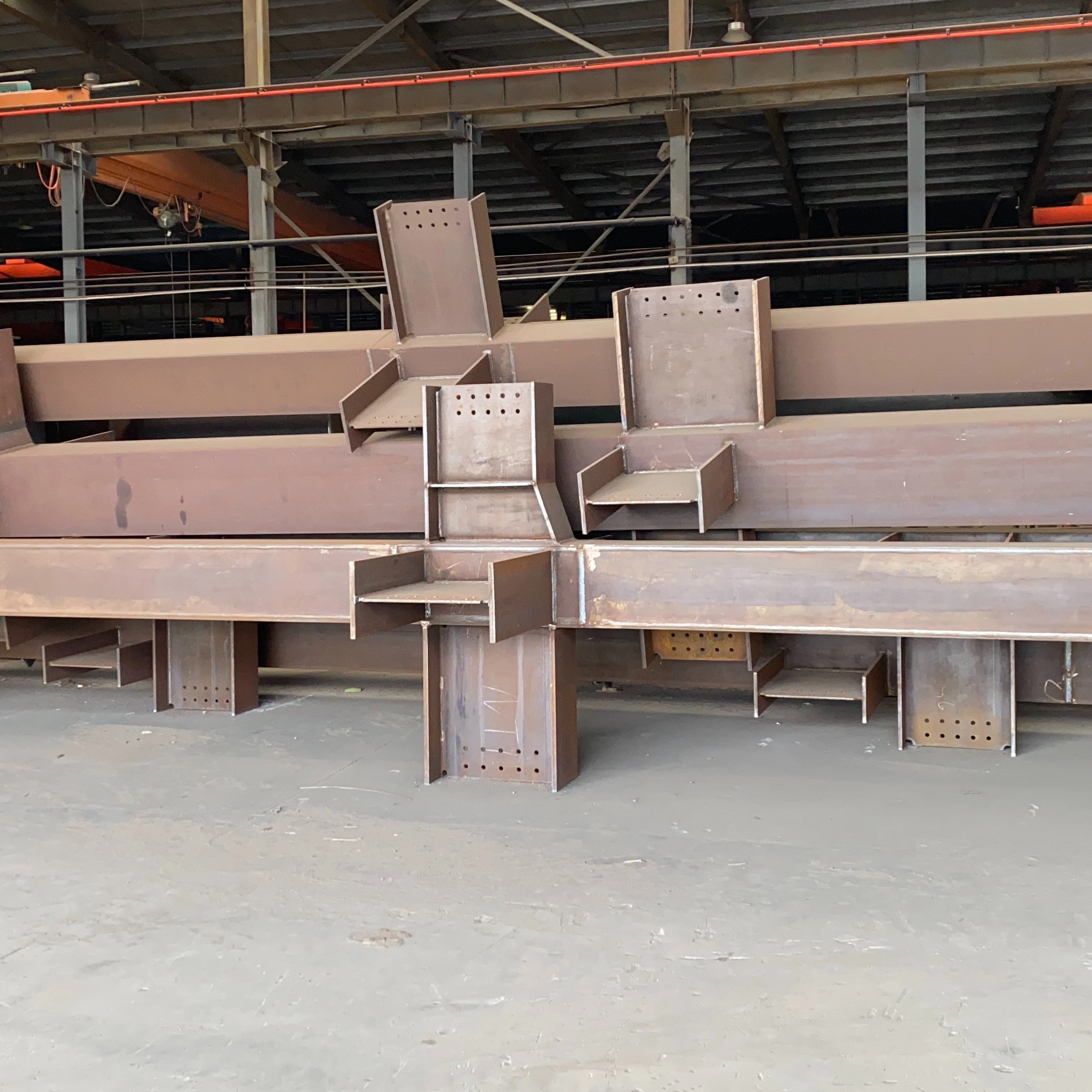 Складская стальная конструкция сборная строительная