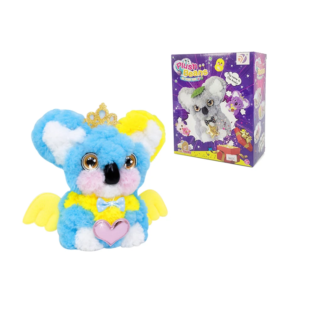 Kids Crafting Kit Glue Plush DIY Cute Pet Handmade Gifts DIY Assembly Toys For Girls Felt Craft Kits