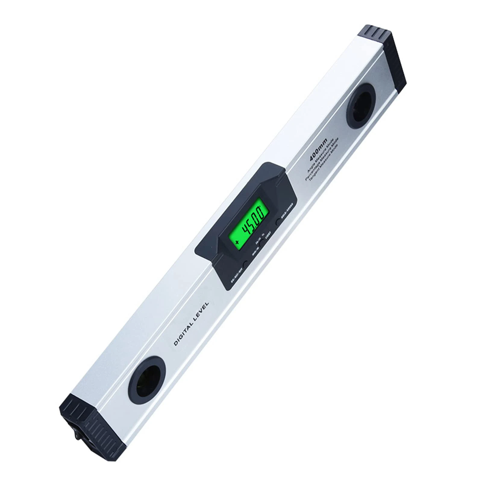 40cm 15.7-inch Digital Spirit Level  Protractor, Torpedo Level Inclinometer Angle Gauge Finder Bubbles Magnetic Base Redlight