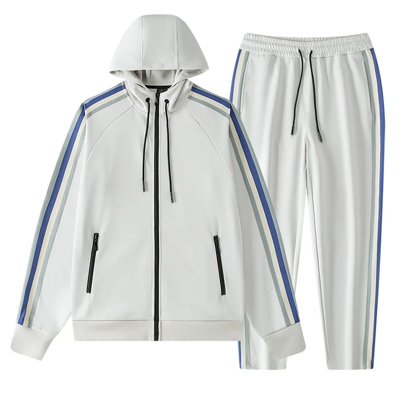 Custom Logo Unisex Jogger 2 Piece Suit Sublimation Fitness Sweat Jogging Tracksuits Zipper Track Suit Sportswear