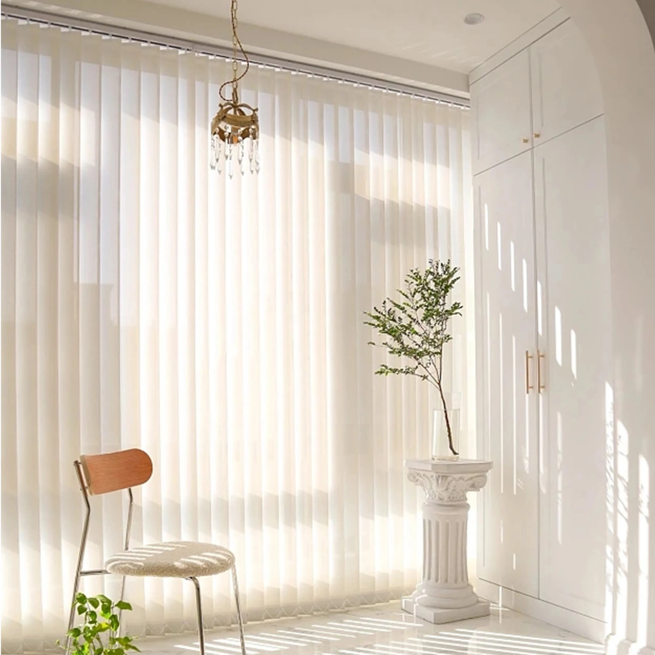 Modern Vertical Blinds Decorative Custom Printed Curtain Vertical Blinds Fabric Vertical Window Blinds
