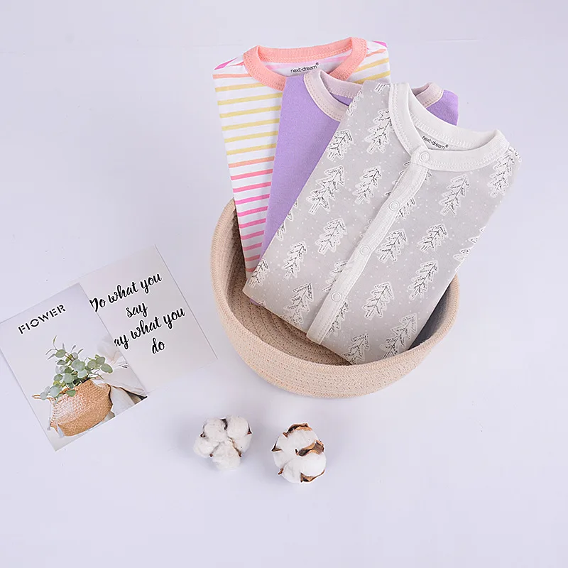 Baby Clothes Baby Romper Newborn Baby Sleep Suit Long Sleeves 3 pcs Set