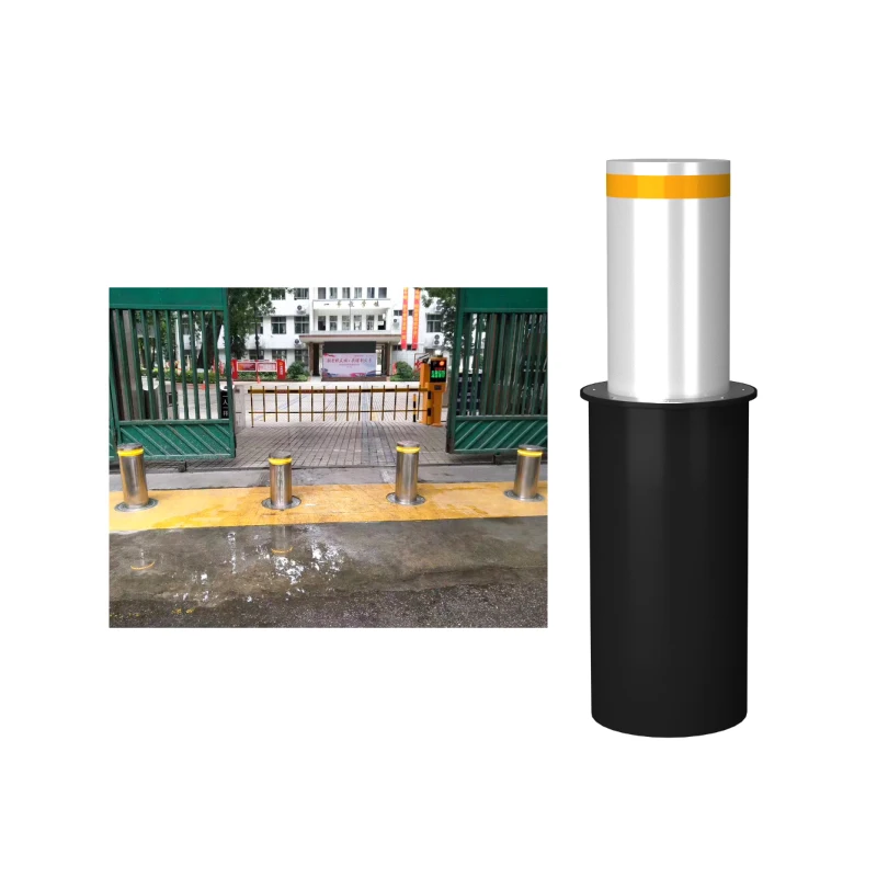 Heavy Duty Electric Bollard, 219mm Anti-Ram Raid for Secure Parking, Vehicle Access Control, and Road Safety