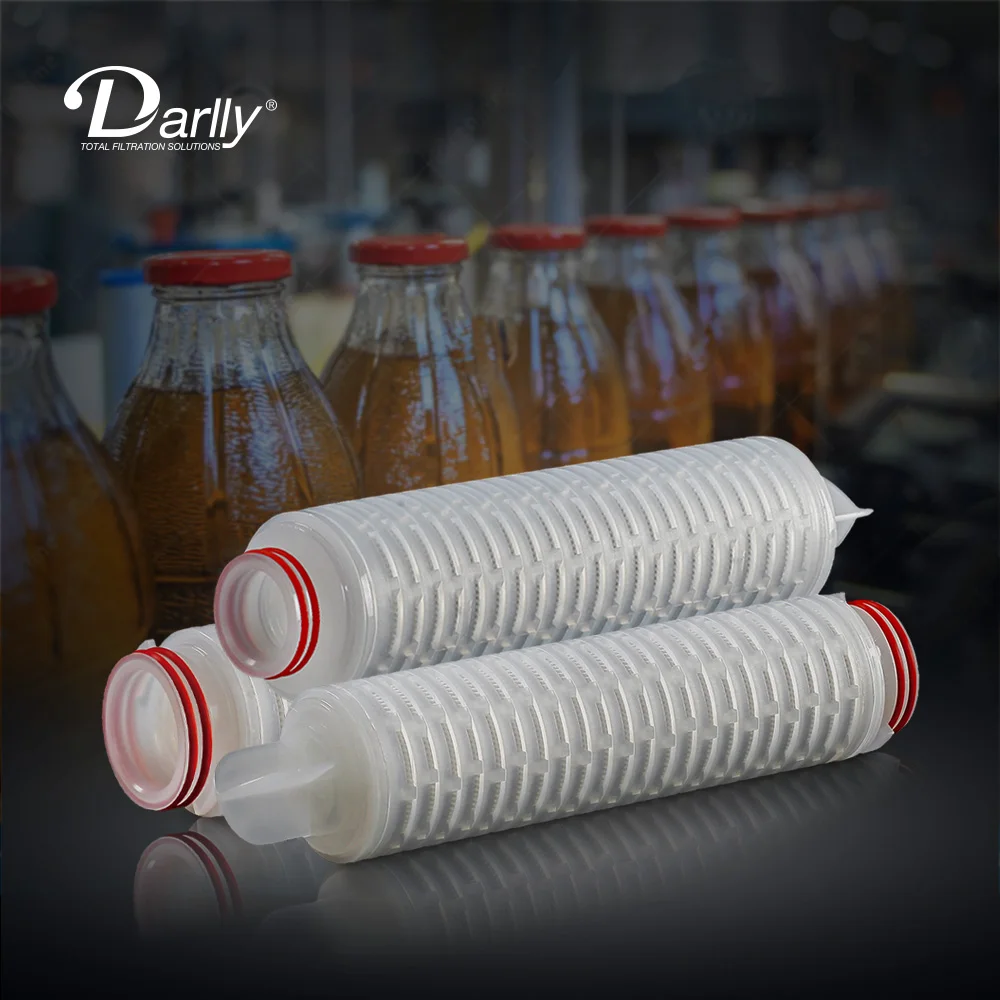 2023 Darlly промышленный 40 дюймов PES // нейлон/ПВДФ 0,45/0,65 микрон фильтр для воды с обратным осмосом для фильтра напитков
