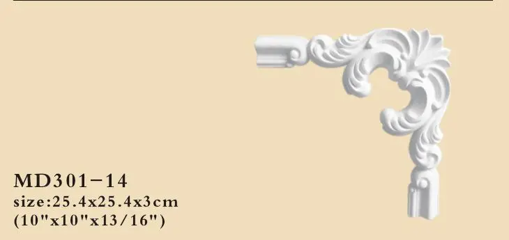 Hot Sale Modern Design Carved Molding China Wholesale Polyurethane Material at Cheap Price