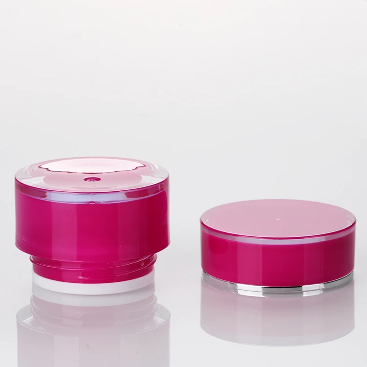 5g 10g 15g 30g 50g Luxury cosmetic containers new style oval shaped gold acrylic cosmetic cream jars