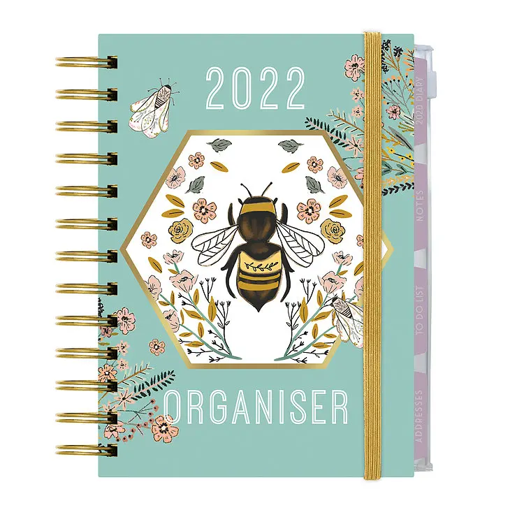 customized printing Sprial Binding 17.5 X 15 X 2.5CM kids workbooks travel journal sublimation planner