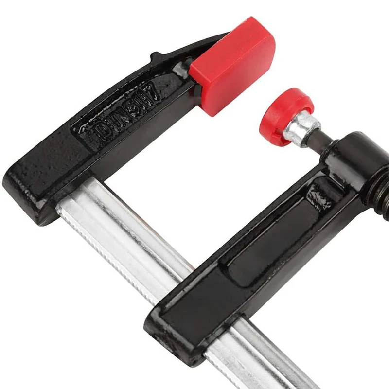 Hot selling  F Wood Pipe Clamps  Heavy Duty Woodworking F Clamp with Fast Action Sliding and Solid Rubber Grip Handle