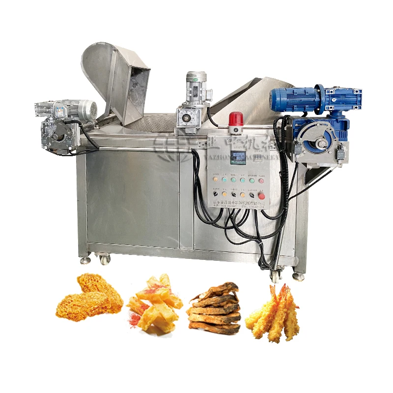 Automatic Snack Namkeen Garri Donut Deep Batch Deep Fryer Machine Cassava Frying Machine