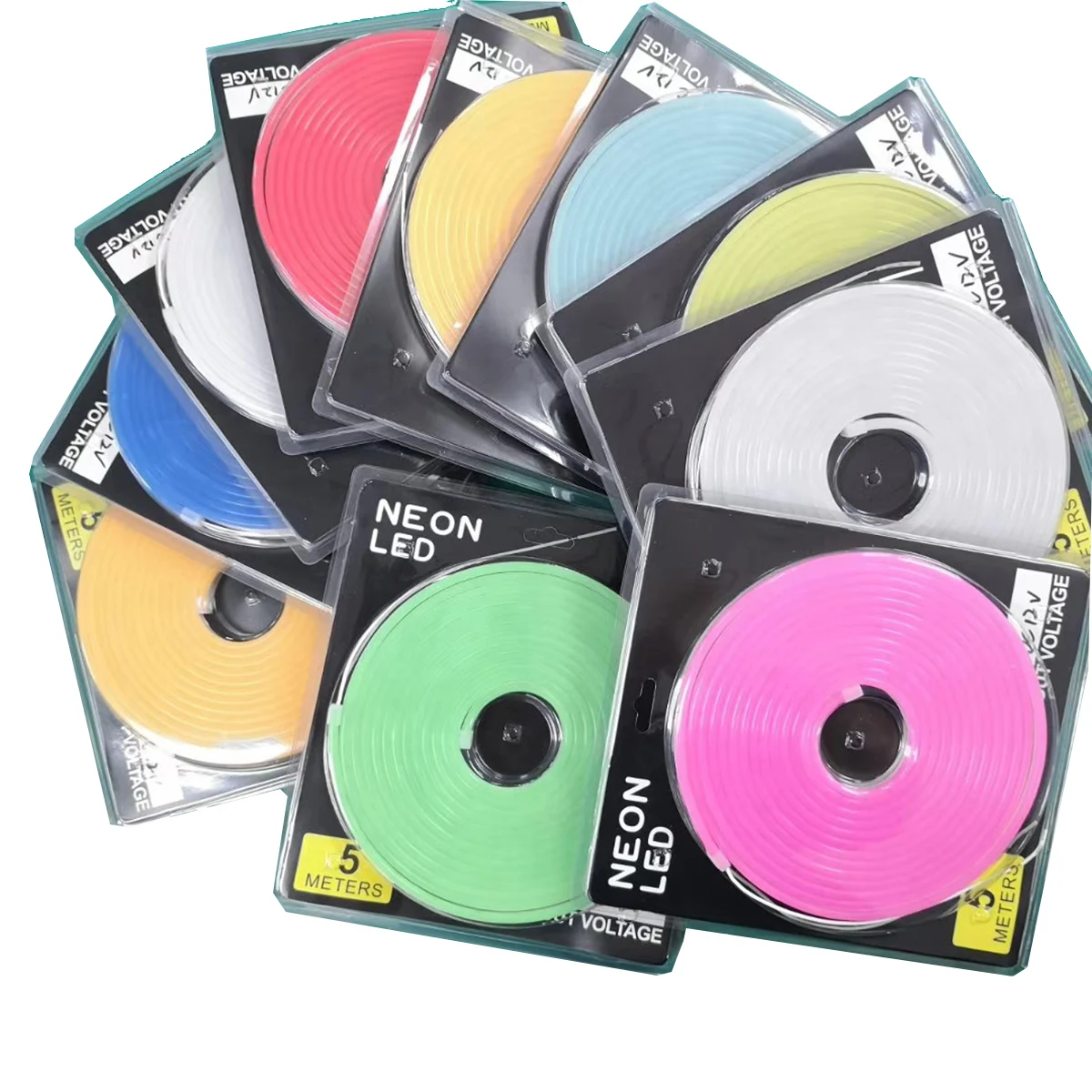 DC 12V Low Voltage SMD2835 Standard LED Silicone Neon Flex 50m 5m/Roll Wholesale Price