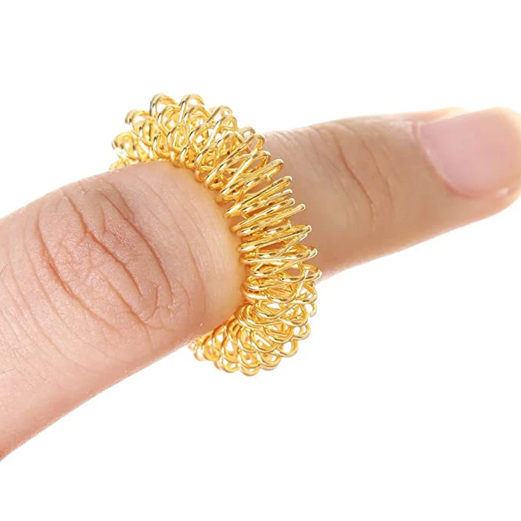 Hot Selling Improving Blood Circulation Acupuncture Finger Massage Ring