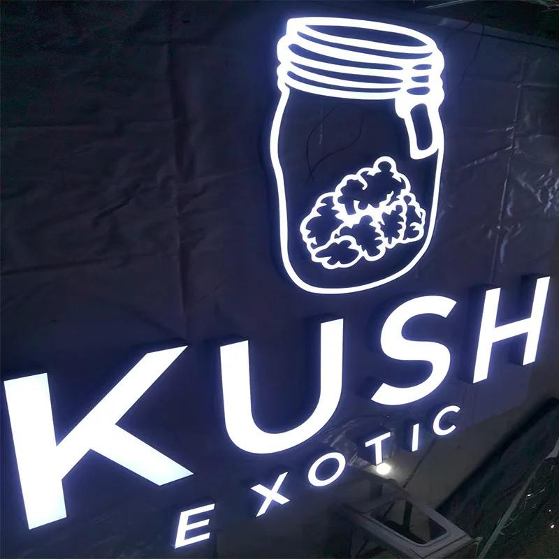 Customized LED light-emitting diode lettering logo With style Letters Channel Letters young popular bar neon