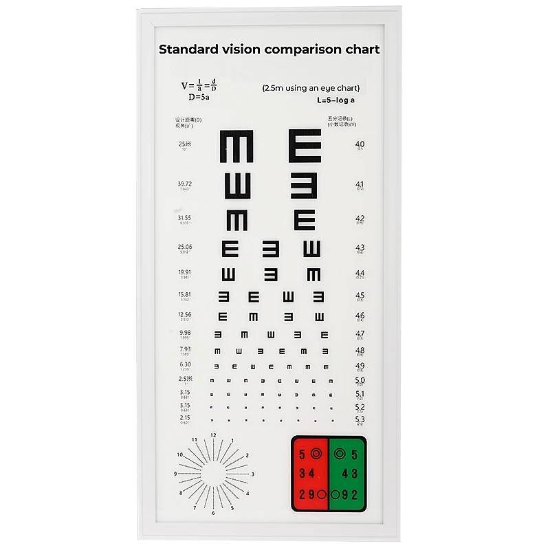 High Quality Aluminum Alloy Frame LED Eye Chart Light Box Led Visual Acuiti Chart Lcd Acuity Chart Distance For Visual Test