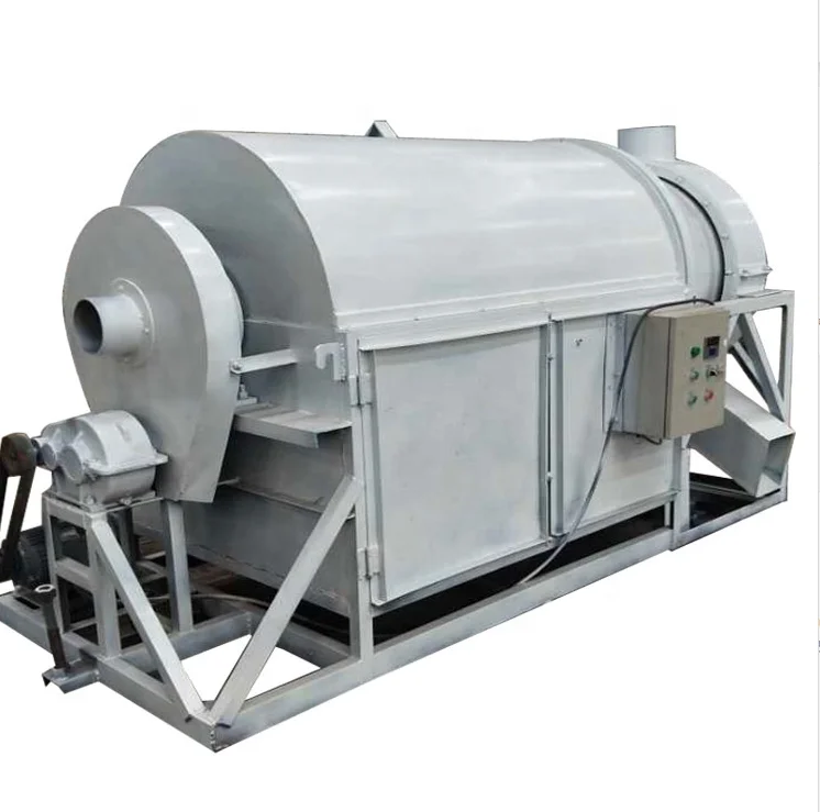 high quality portable 3 drum rotary sand dryer for chicken manure sawdust microbial fertilizer dryer