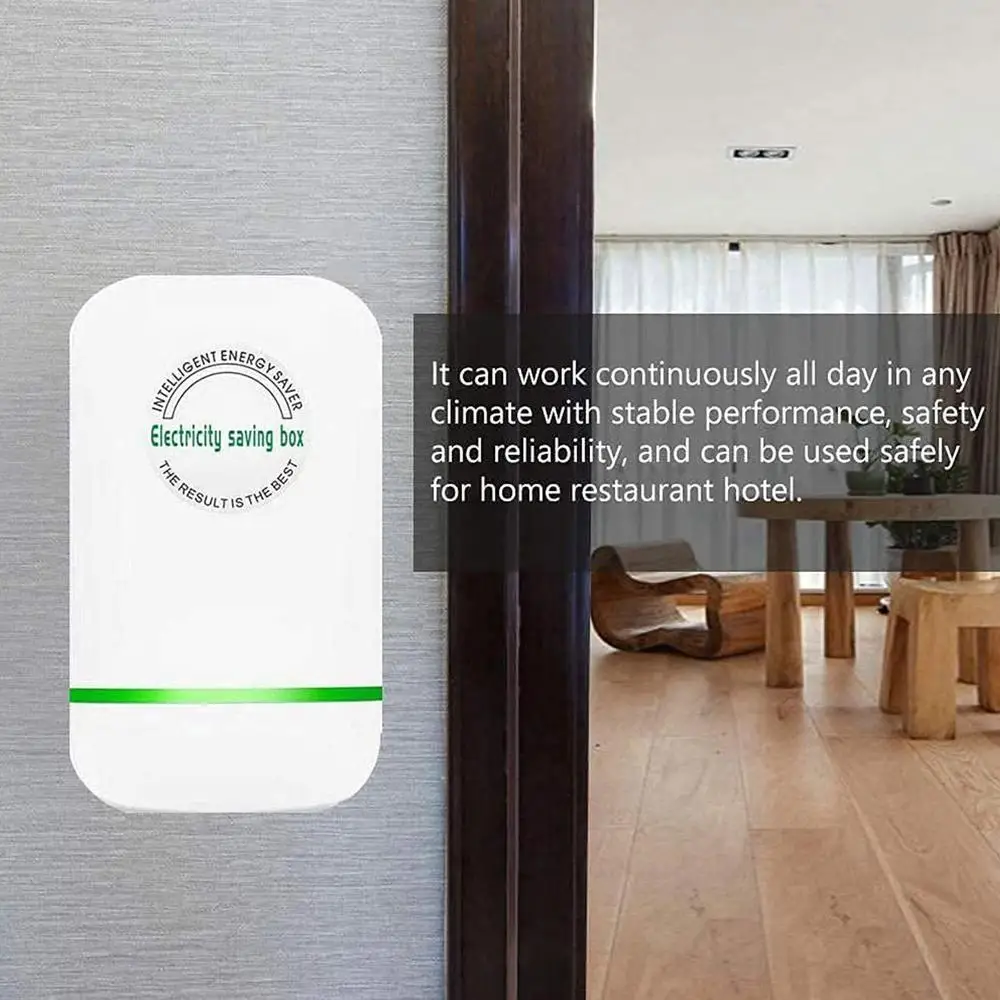 90V-250V 30KW US/EU/UK Electricity Saving Box Socket Power Factor Saver Device Household Power Saver Energy Electricity Provided