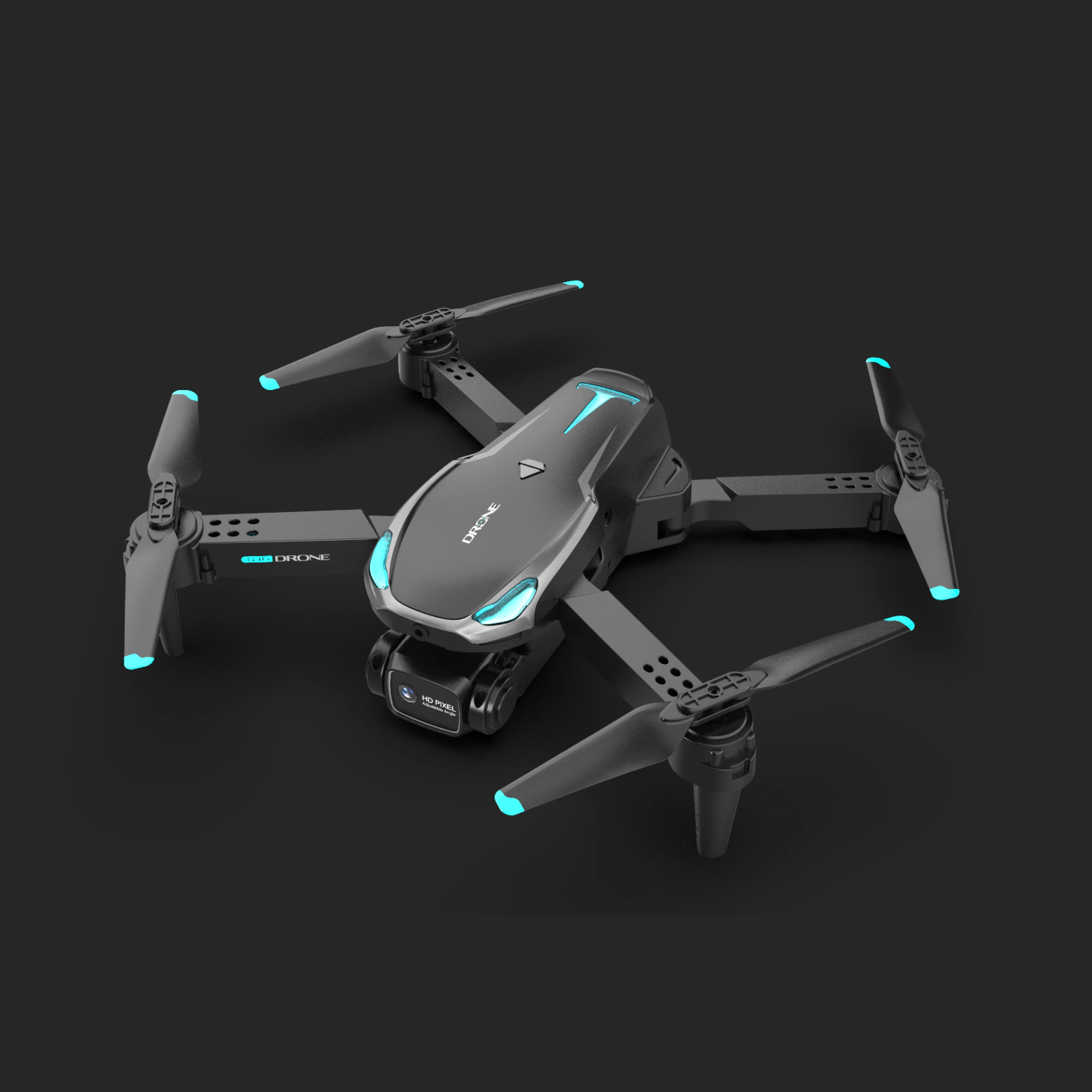 GD46 WIFI FPV Drone HD Camera 2MP RC Quadcopter Tank 2 IN 1 6Aixs Gyro with Air-Ground Mode Atitude Hold Headless VS H37 H40WH