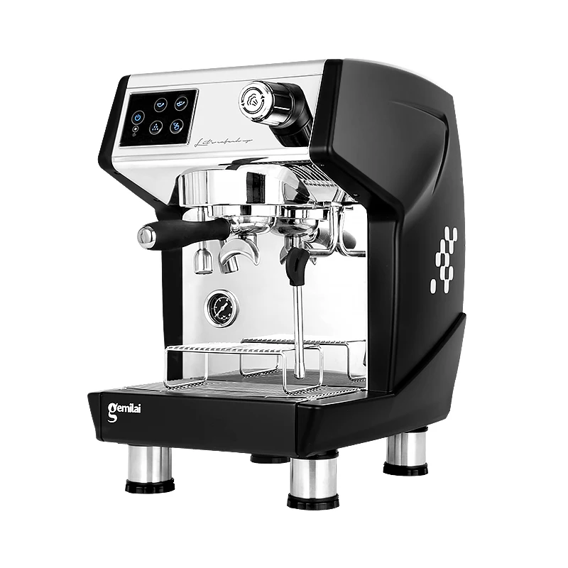 Commercial semi-automatic coffee machine professional espresso maker dual boilers steam system for coffee shop