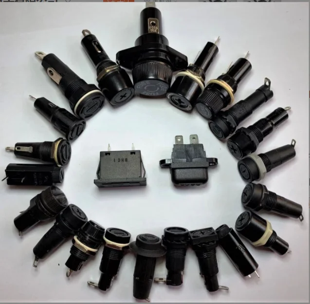 Top 4.8mm Quick Connect SCI Quality 6.35*31.8 Fuse Holder