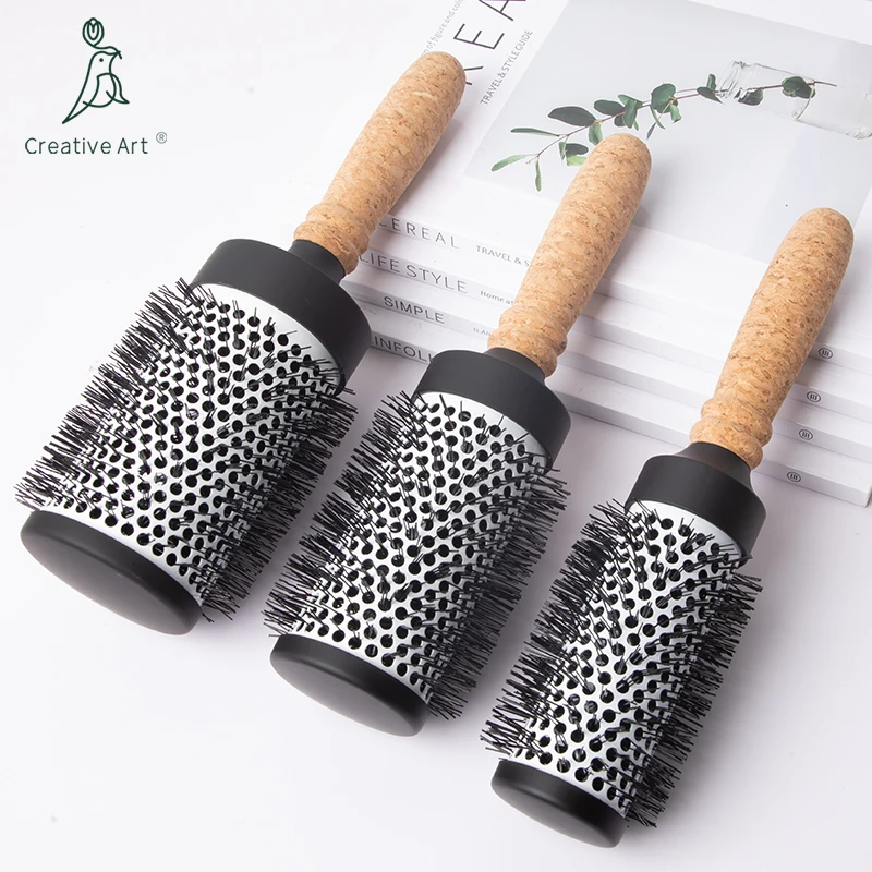 Производитель, новый дизайн, экологически чистая круглая щетка для волос