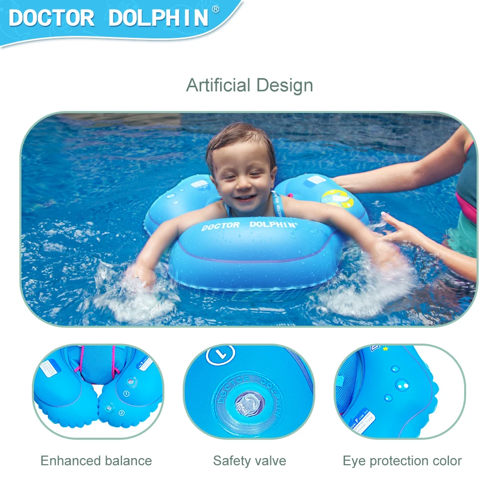 Factory Wholesale New Inflatable Pool Swim Ring Baby Float Swim Trainer