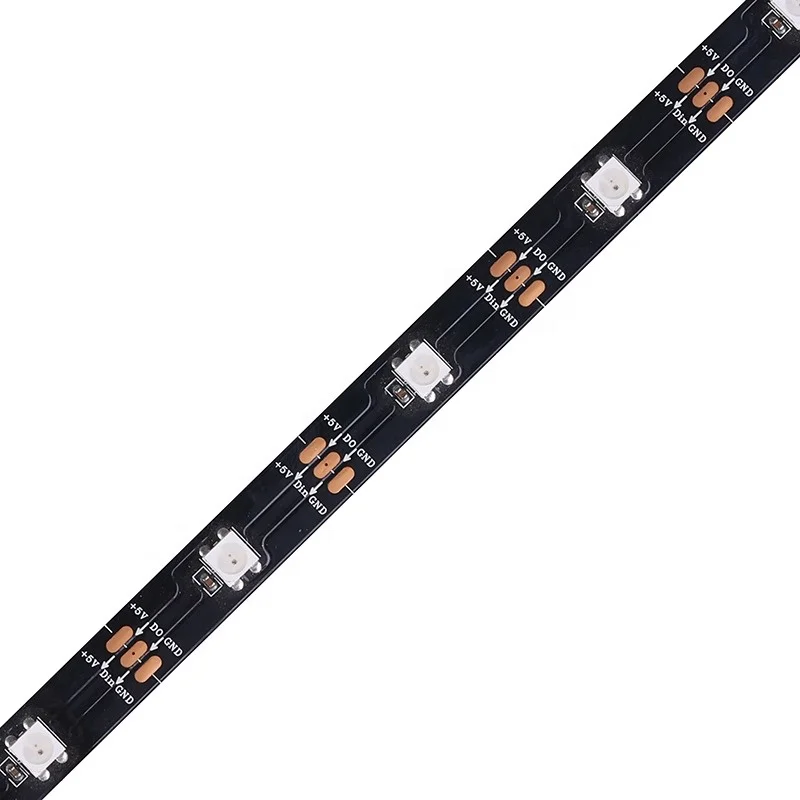 Smart Strip Lights Decorative Lighting IP20/ IP65/ IP67/ IP68 WS2812b DC24V RAI90 Addressable RGB Led Strip