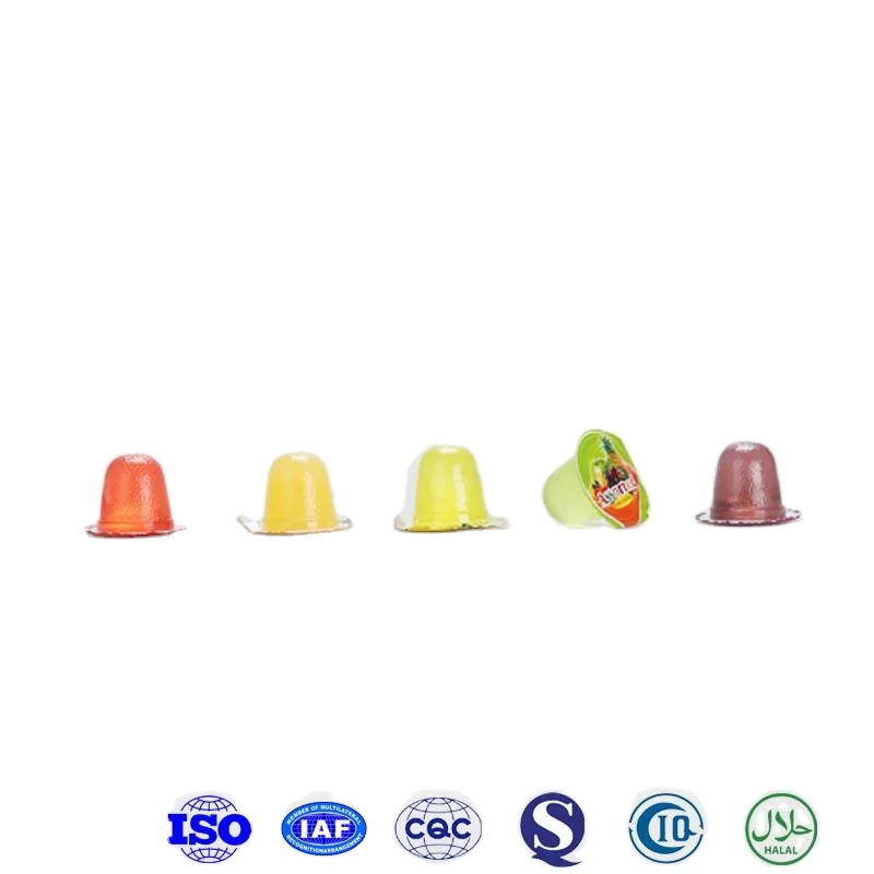 Bear toys jar with assorted fruit flavor coconut mini gelatina