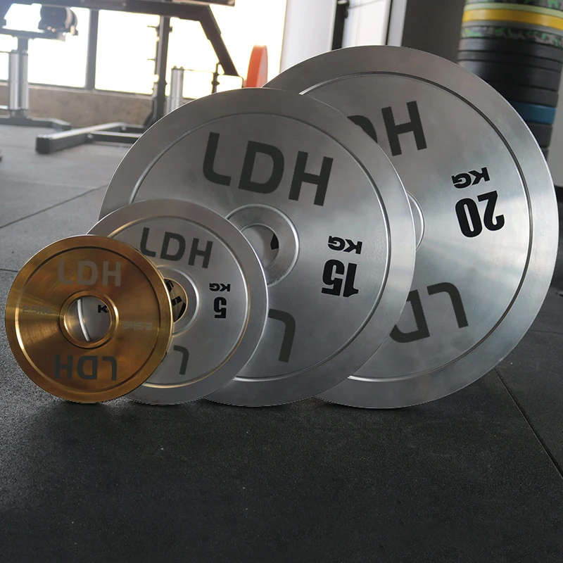 Factory wholesale gym fitness training equipment steel weight plates