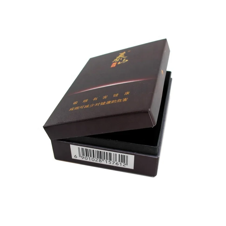 Direct factory manufacture luxury paper cigarette box packaging box