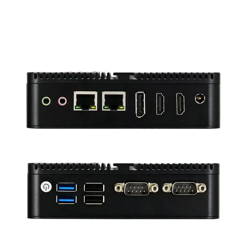 Best Selling Industrial Mini Pc N100 J6412 J6413 12th Support DP 2 HD 4K Display WIN10 LINUX RS232 Fanless Industrial Computer