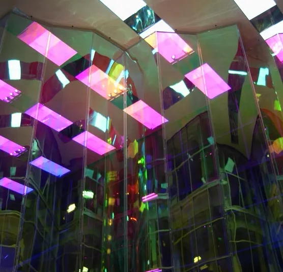 Self Adhesive 3M Quality Chill Dichroic Iridescent Finish Film for Glass Window and Acrylic Panels