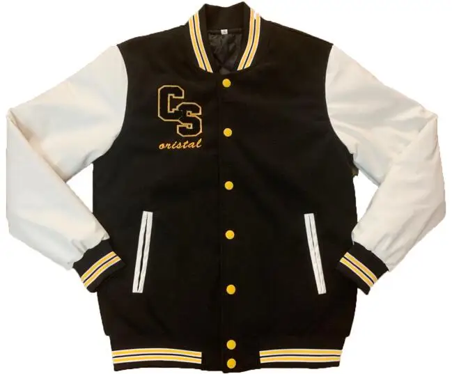 Custom Cheer Team Name Number  Ladies Fleece Letterman Jacket