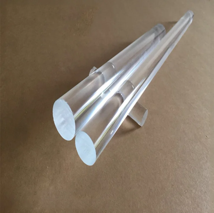 Factory customized clear and colorful cast acrylic rod