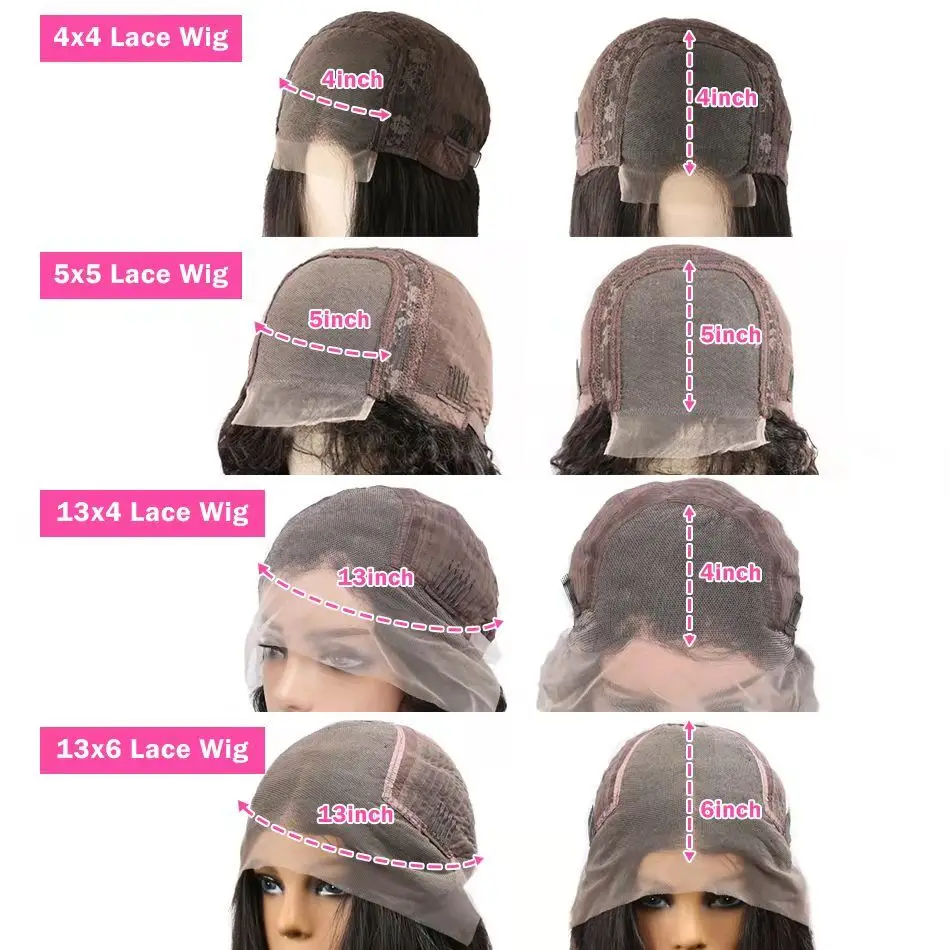 Highlight Brown Light Yaki Straight Bob 13X4 Lace Front Wigs with Bangs, 99J Natural Black Human Hair Wig with Fringe