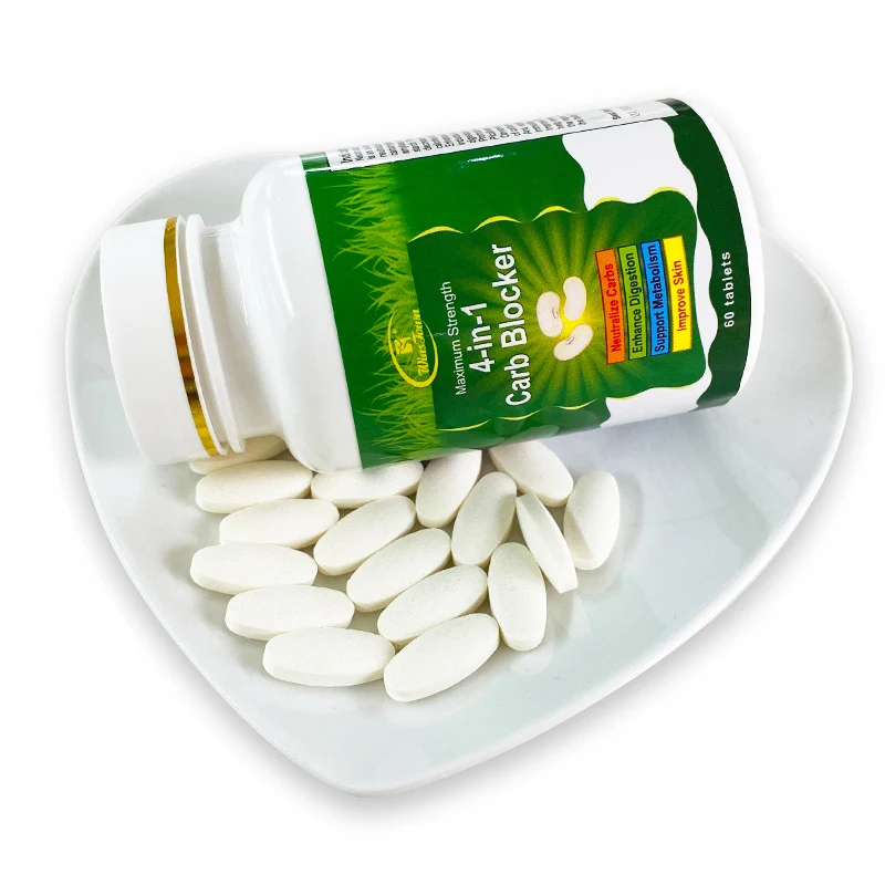 OEM 60 Tablets Neutralize Carbs Enhance Digestion Support Metabolism Improve Skin Carb Blocker Pill