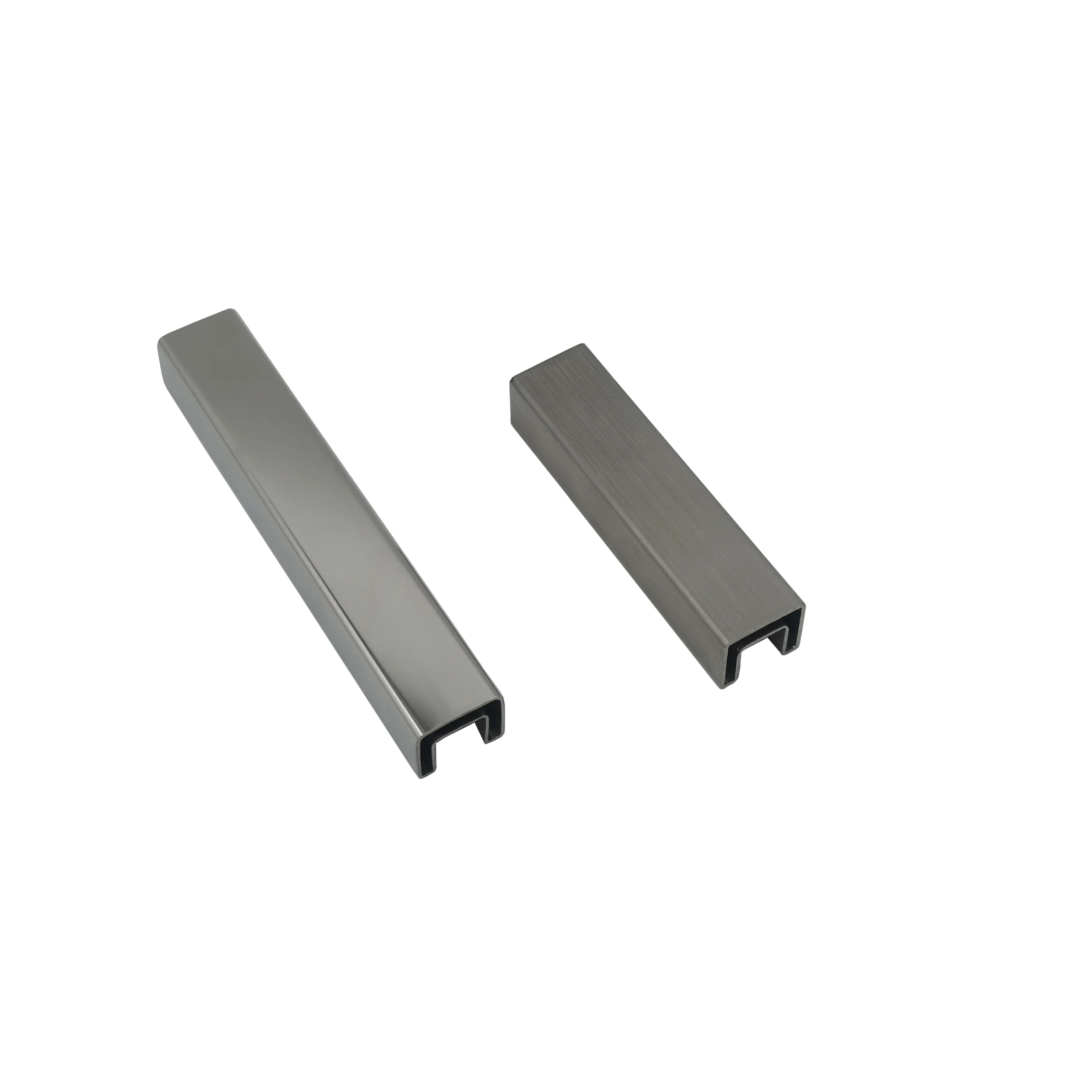 25*21 316SS slot tubes square top rails cap rail for glass fence