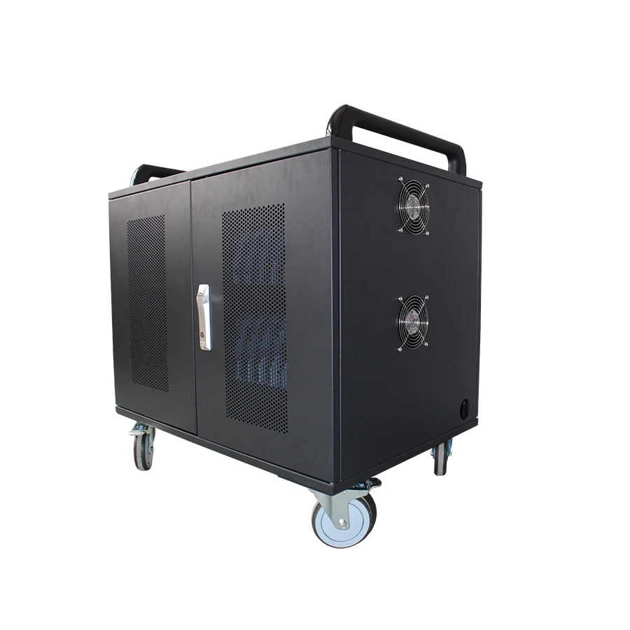 С 5 дюймовыми поворотными колесами, 32 Слота, зарядная тележка для ноутбука