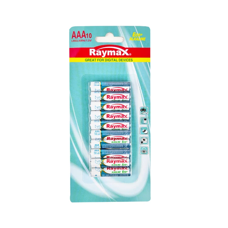 Primary battery Private label Raymax  AAA LR03  CE certificate Cheap price Europe Quality alkaline battery