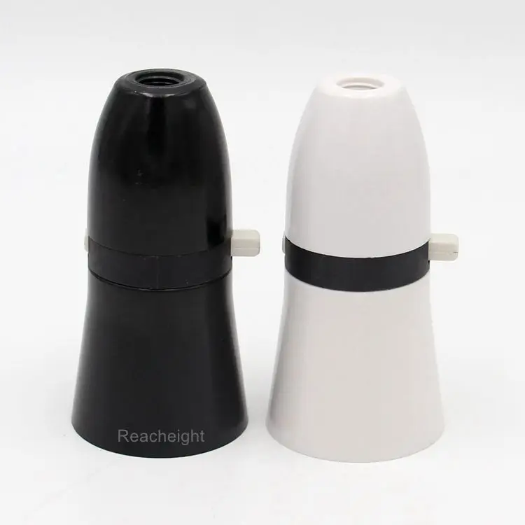 Black White Switched B22/Bc T1 House Hold Lamp Holder