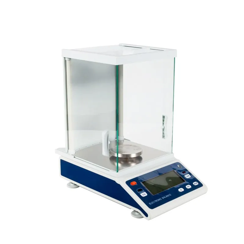 Высокая точность 120 г 0,1 мг Цифровые Электронные Аналитические весы с ветровым стеклом